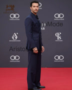 Double Breasted Navy Blue Men’s Suit