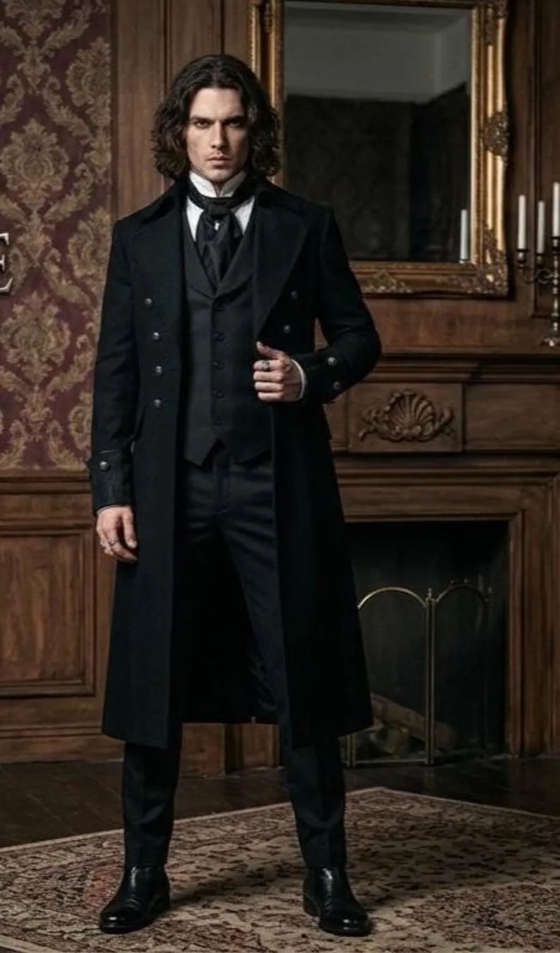 Gothic Victorian Tailcoat Suit for Men