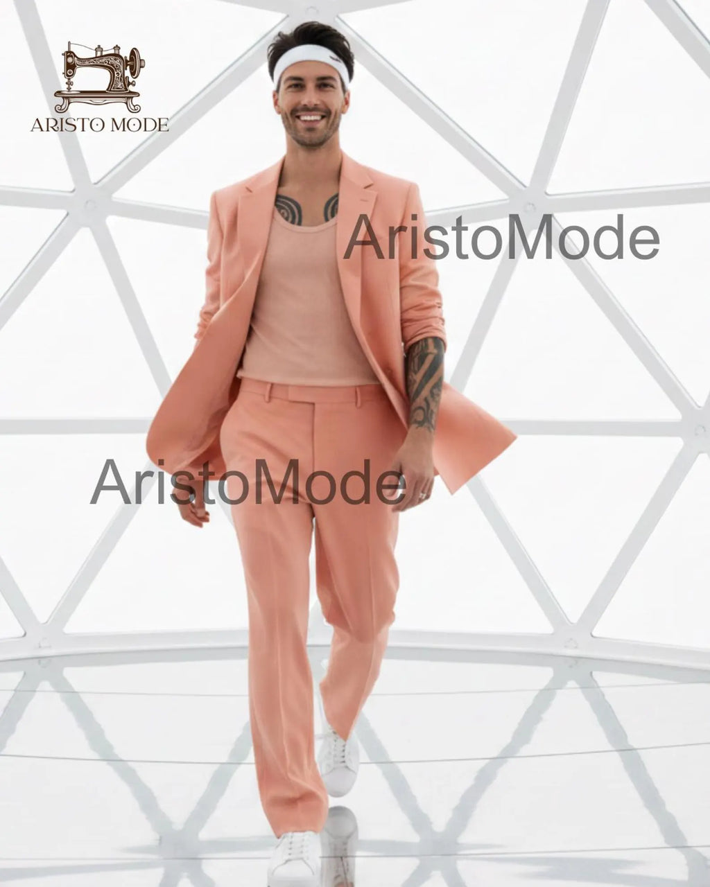 Peach Men’s Suit