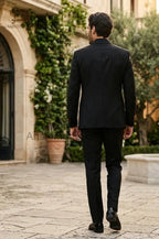 Black & Red Wedding Tuxedo for Men