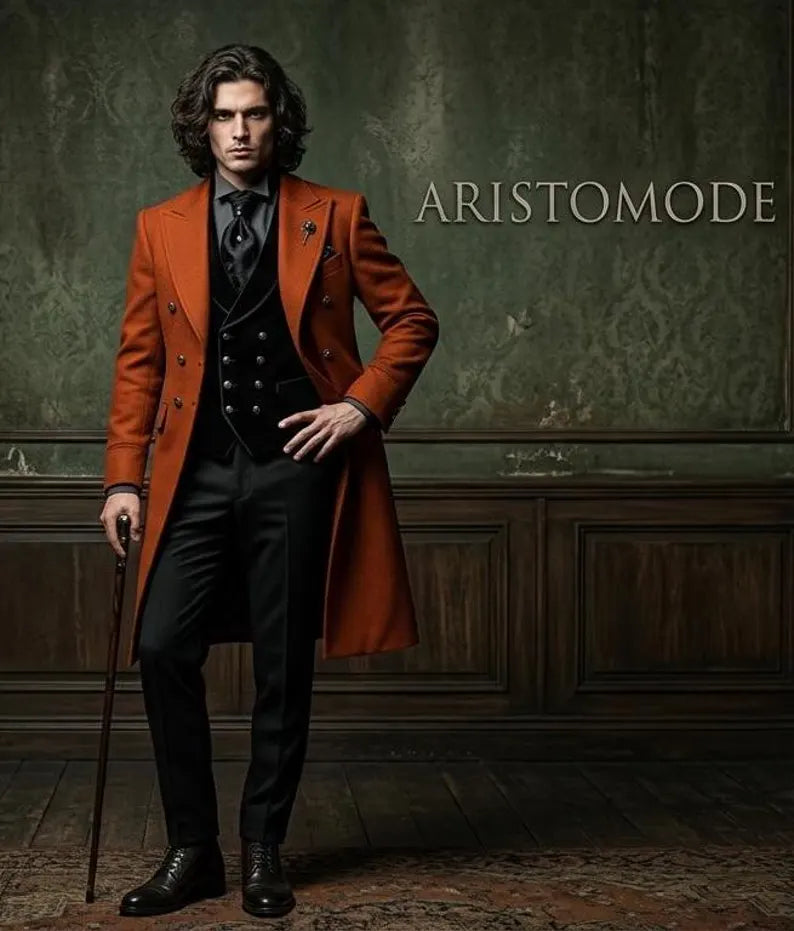 Gothic Victorian Tailcoat Suit for Men