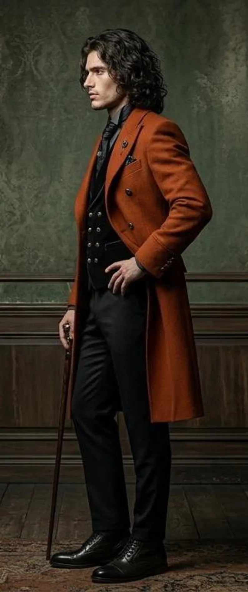 Gothic Victorian Tailcoat Suit for Men