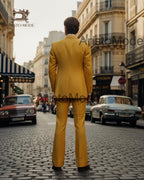 Yellow 70s Men’s 3 Piece Suit