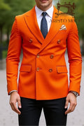 Men's Double-Breasted Suit