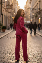 Velvet Pantsuit for Women