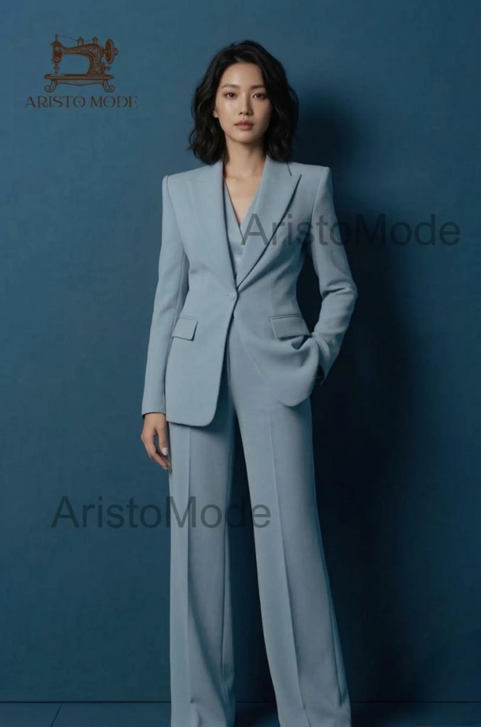 Women’s Tailored Pant Suit Set